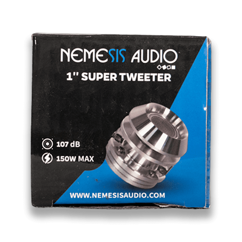Nemesis Audio NEO-TW8 1" Neodymium High-Efficiency Bullet Tweeter – 150W Max