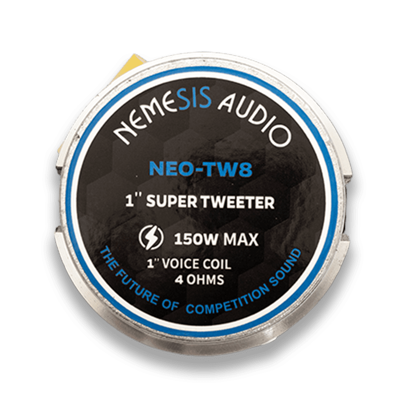Nemesis Audio NEO-TW8 1" Neodymium High-Efficiency Bullet Tweeter – 150W Max