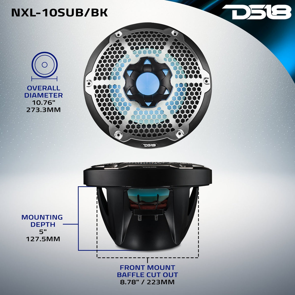 DS18 HYDRO NXL-10SUB/WH