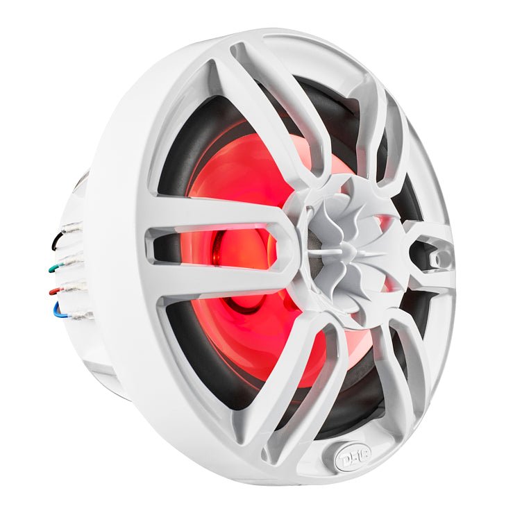 NXL 6x9" 2-Way Coaxial Marine Speaker With LED RGB Lights 125 Watts Rms 4-Ohm -Black