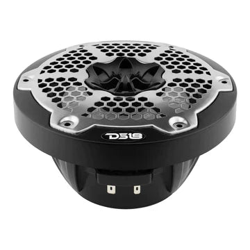 DS18 HYDRO NXL-6M/BK 6.5" 2-Way Marine Water Resistant Speakers with Integrated RGB LED Lights 300 Watts - Black (Pair)