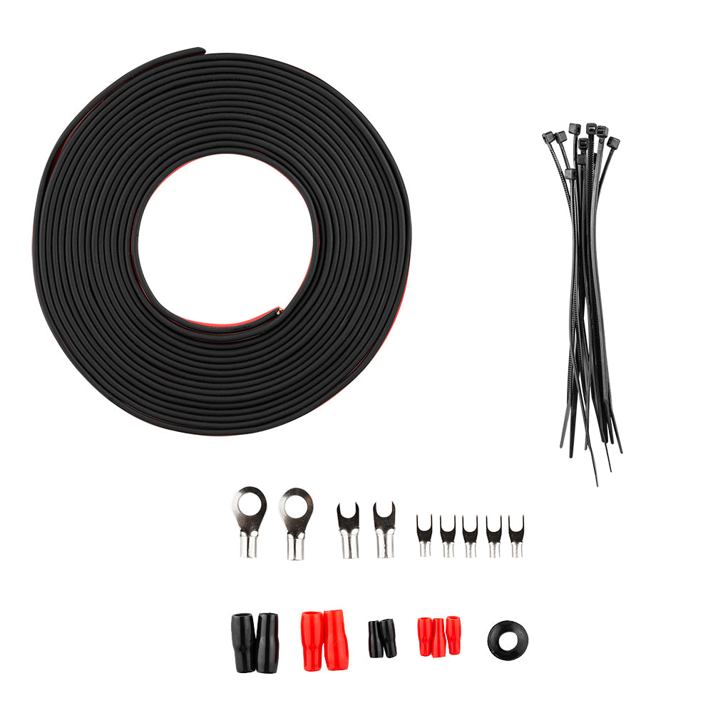 8-GA OFC 100% Copper Amplifier Installation Kit