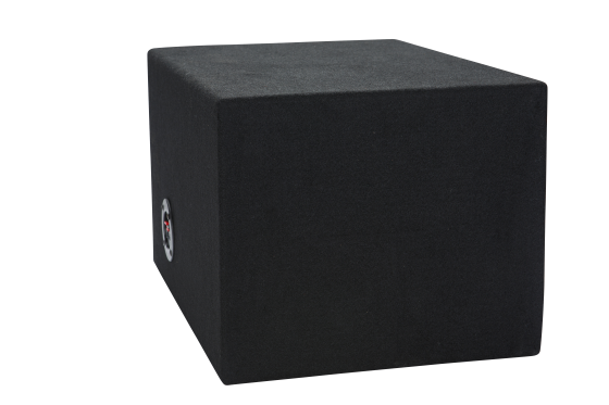 Single 8'' Slot Ported Sub Box Carpeted