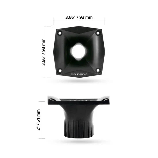 db drive PBRH3 : 3.66 X 3.66 X 2" Bi Radial Horn