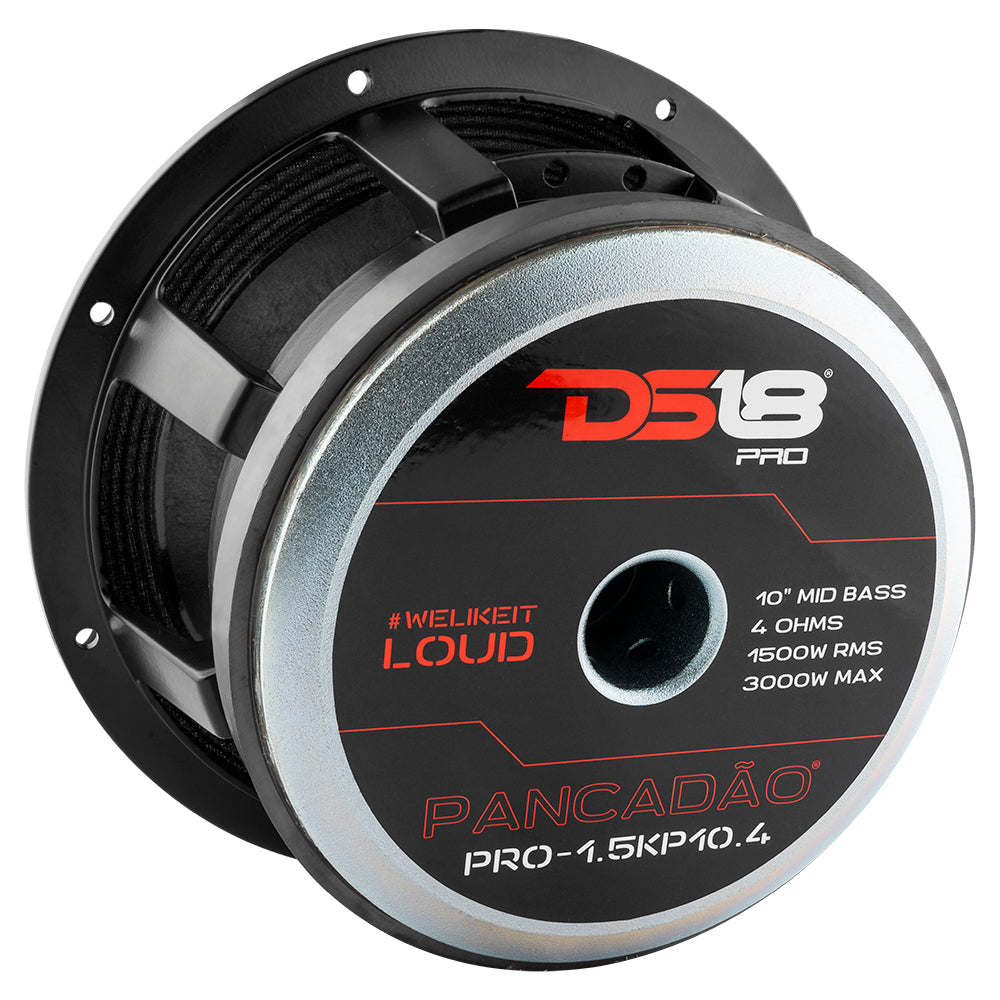 PANCADÃO Mid-Bass Loudspeaker 10" 1500 Watts Rms 4-Ohm