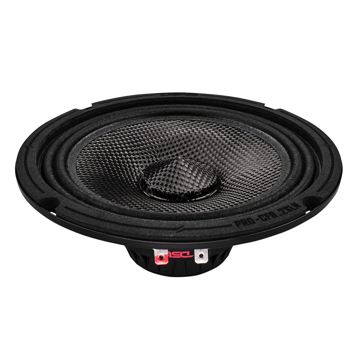 6.5” Slim Motorcycle & Motorsports Loudspeaker With Neodymium Magnet and Water Resistant Carbon Fiber Cone | 2-Ohm 150W RMS