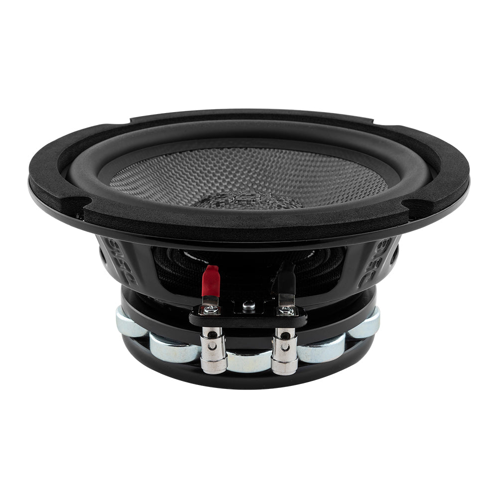 DS18 PRO-CF6.4NR 6.5" 250W RMS Neodymium Carbon Fiber Water Resistant Cone Midbass Speaker (Single)