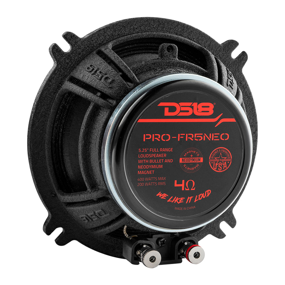 DS18 PRO-FR5NEO 5.25" 200W RMS Midrange Speaker (Single)
