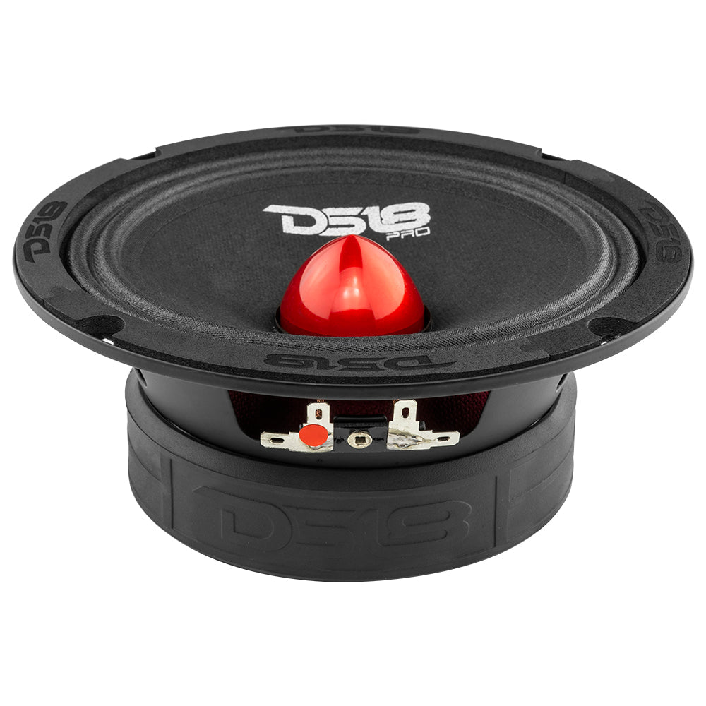 DS18 PRO-GM6.4B 6.5" Mid-Range Loudspeaker with Bullet 480 Watts 4-Ohm