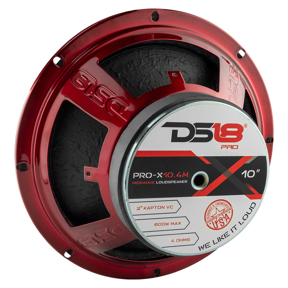 PRO-X 10" Mid-Range Loudspeaker 300 Watts Rms 4-Ohm