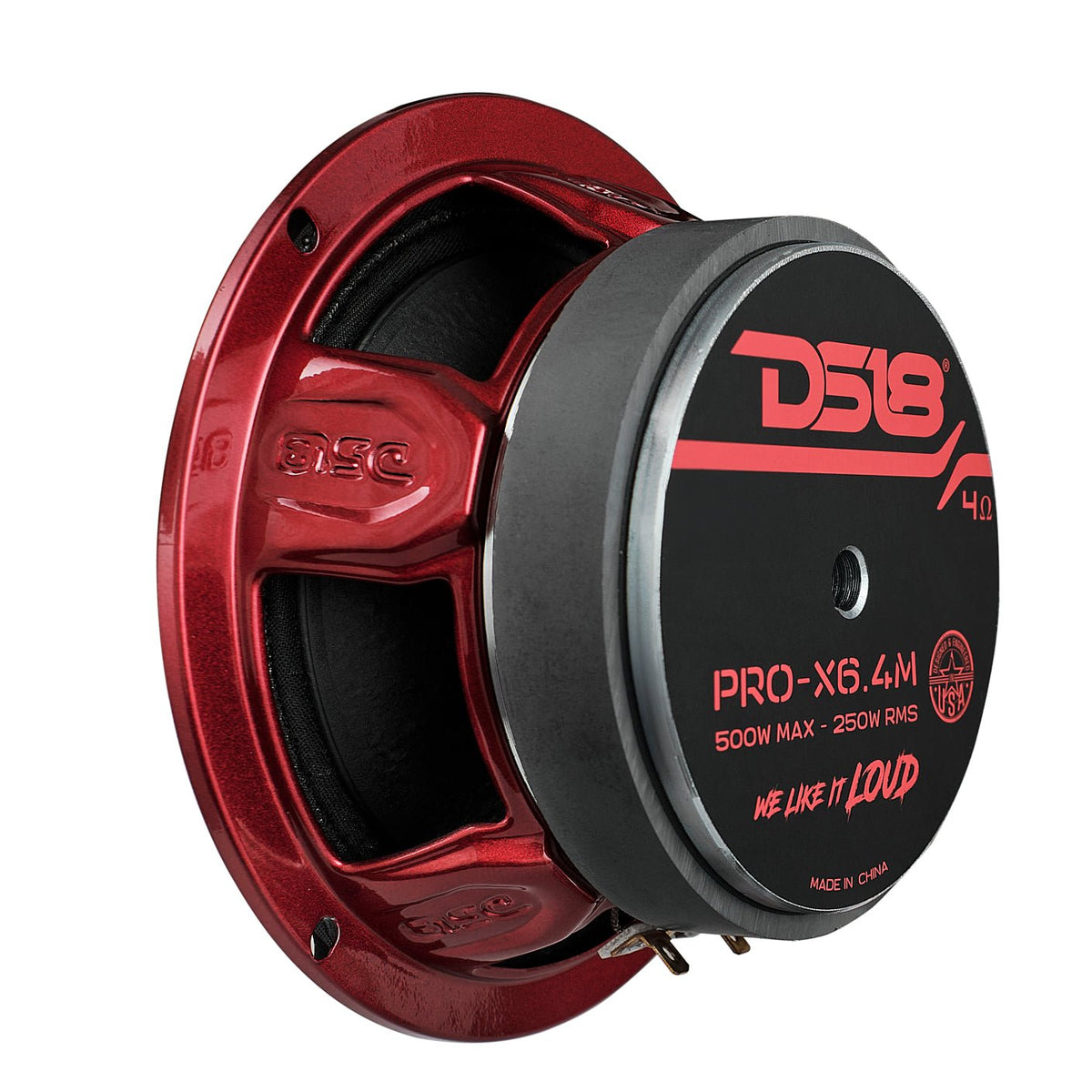 PRO-X 6.5" Mid-Range Loudspeaker 250 Watts Rms 4-Ohm