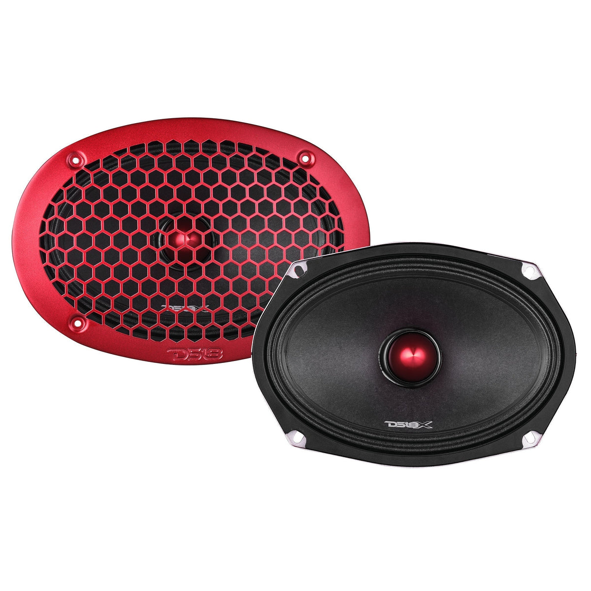 DS18 PRO-X698BM 6"x9" 200W RMS Midrange Speaker 8-Ohm (Single)