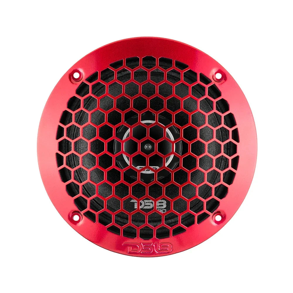 DS18 PRO-ZT6 6.5" 225W RMS Midrange Speaker w/ Built-in Bullet Tweeter 4-Ohm (Single)