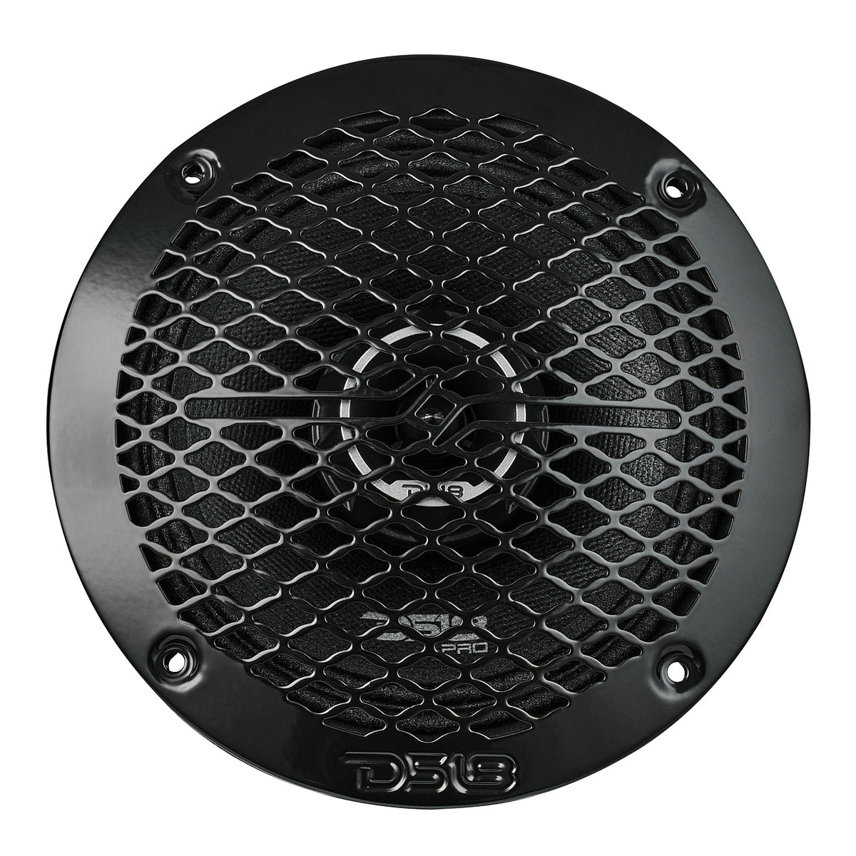 DS18 PRO-ZT6 6.5" 225W RMS Midrange Speaker w/ Built-in Bullet Tweeter 4-Ohm (Single)