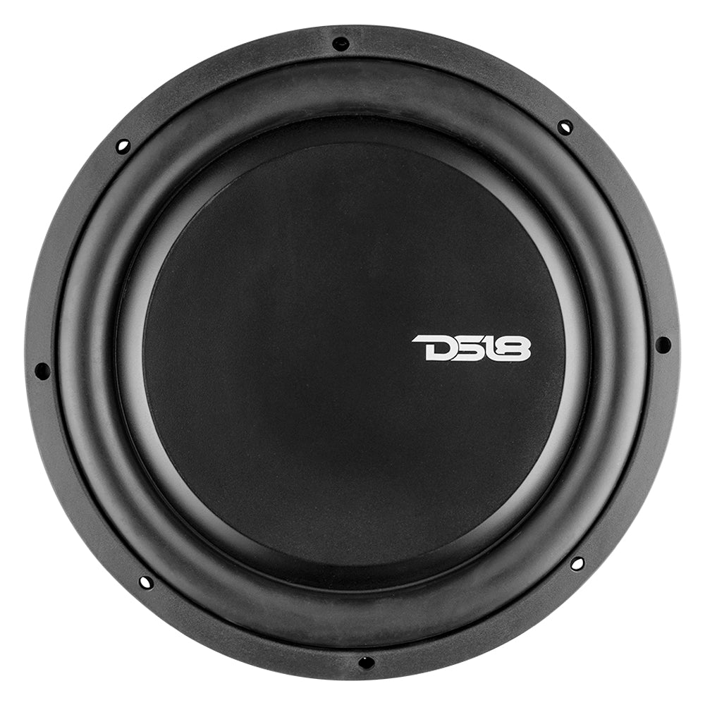 DS18 PSW12.4D - PS Shallow-Mount Water Resistant 12" Subwoofer 600 Watts Rms DVC 4-Ohm
