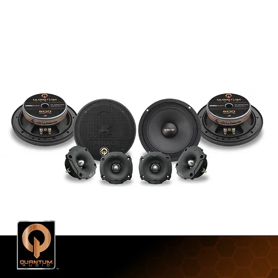 QPRO6K4MT : 6.5" PRO Audio Component Kit (4 Mids / 4 Tweeters)