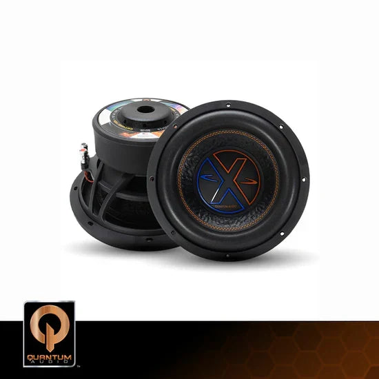 QWX4000/10D4 : 10" Dual 4-Ohm Subwoofer
