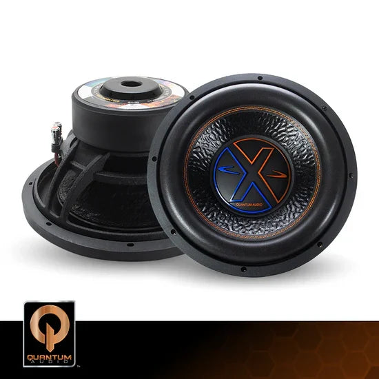 QWX4000/12D4 : 12" Dual 4-Ohm Subwoofer