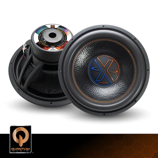 QWX4000/15D4 : 15" Dual 4-Ohm Subwoofer