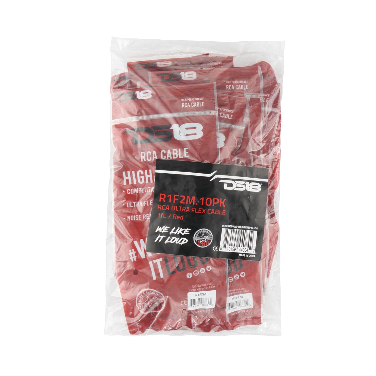 Level 2 RCA 100% Copper OFC Y Connector 1 FEMALE to 2 MALE - 10 Pack