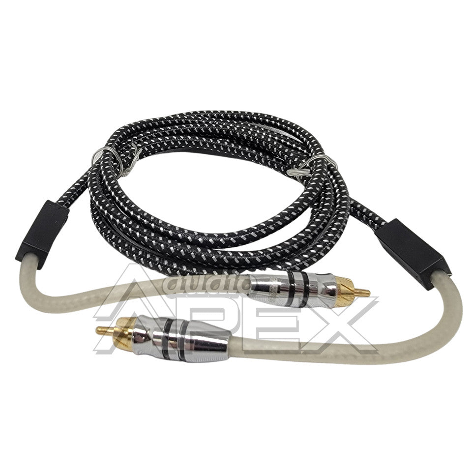 Sundown Audio 6 ft. Mono Channel High Quality RCA Interconnect Cables (SAZ Series)
