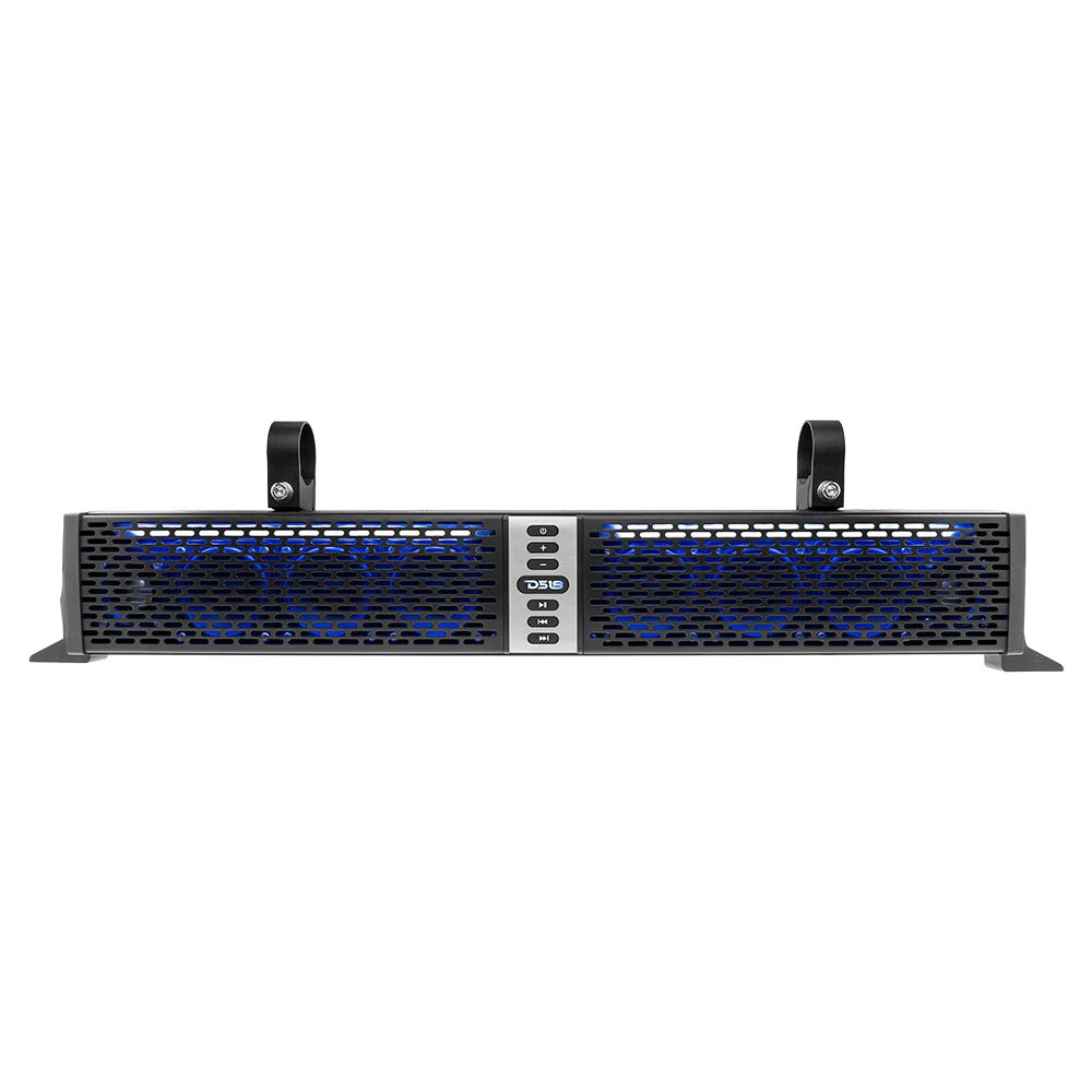 DS18 HYDRO SBAR30BT 30" Marine Water Resistant Amplified With Bluetooth Sound Bar Speaker System RGB LED Lights 8 Speakers 70