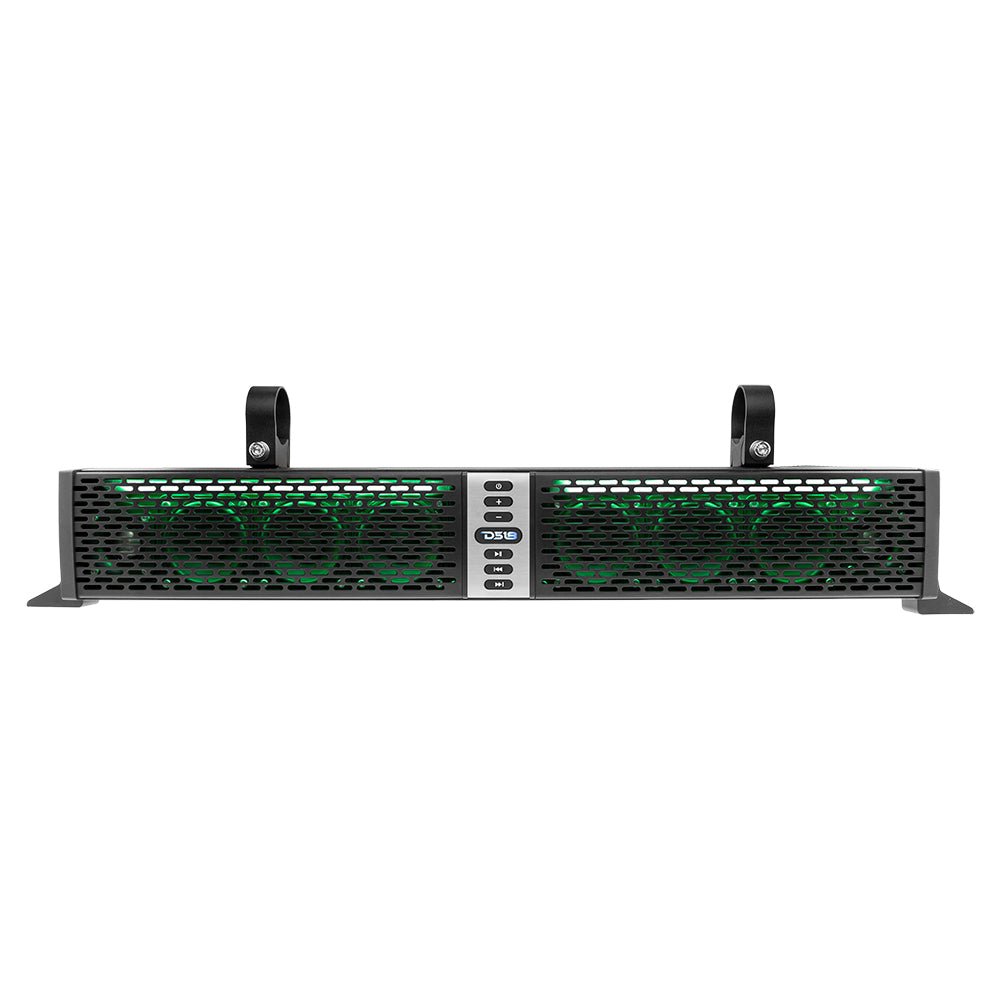 DS18 HYDRO SBAR30BT 30" Marine Water Resistant Amplified With Bluetooth Sound Bar Speaker System RGB LED Lights 8 Speakers 70