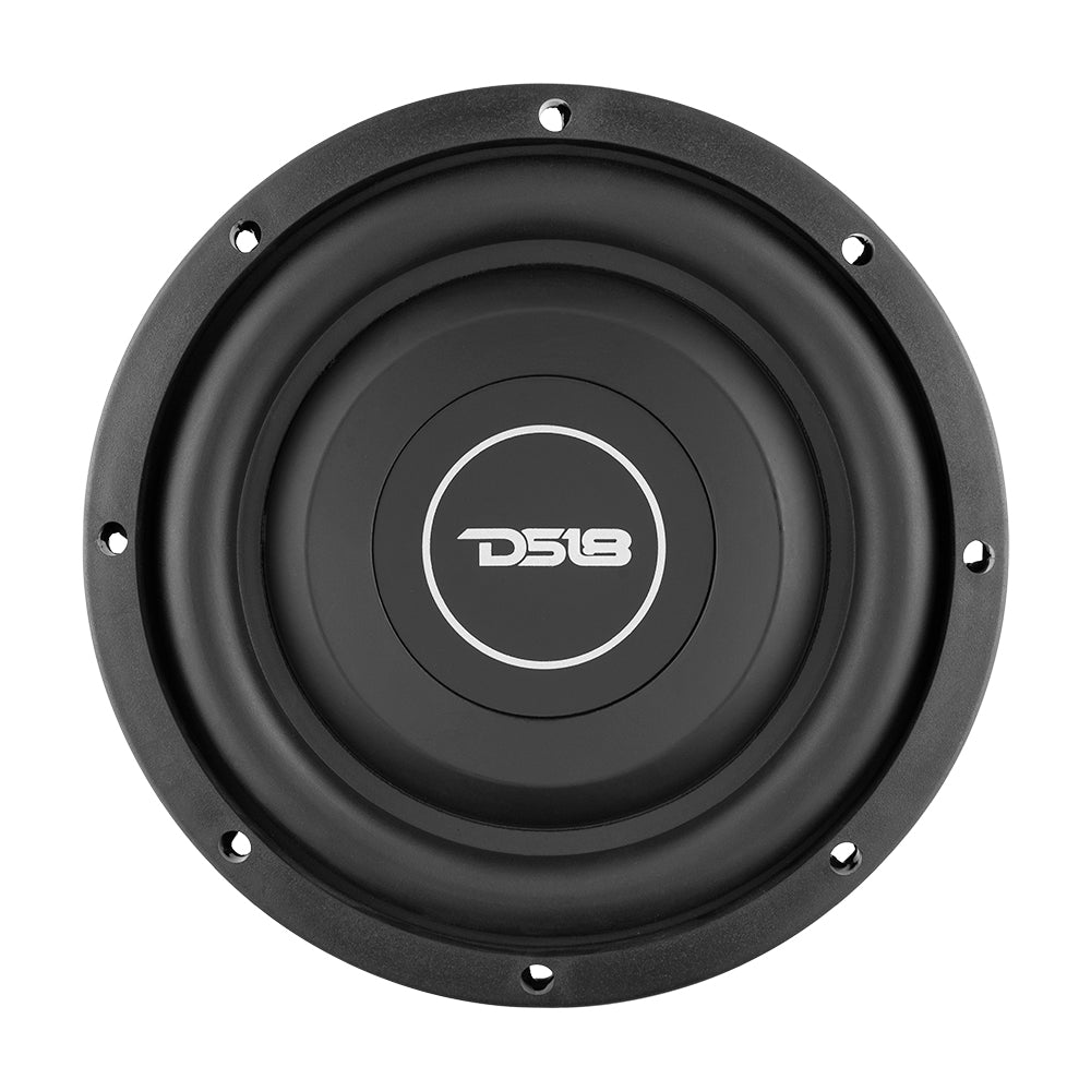 DS18 SRW Shallow-Mount 8" Subwoofer 150 Watts Rms DVC 4-Ohm