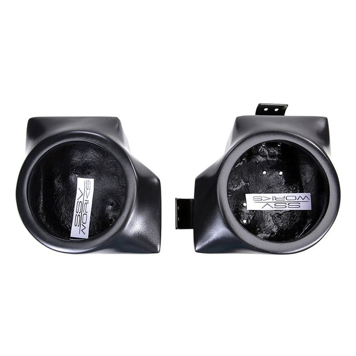SSV Works  US-OSP65-U Universal 90 degree Overhead Speaker Panels for 6.5" Speakers - Unloaded *fits 1.75" cages with right angle corner