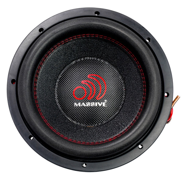 Massive audio SUMMOXL104 - 10" 1500 Watts RMS Dual 4 Ohm Subwoofer