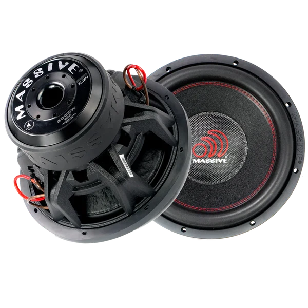 Massive audio SUMMOXL124 - 12" 1500 Watts RMS Dual 4 Ohm Subwoofer