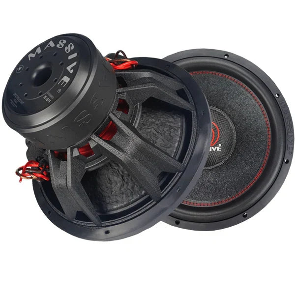 Massive audio SUMMOXL154 - 15" 1500 Watts RMS Dual 4 Ohm Subwoofer