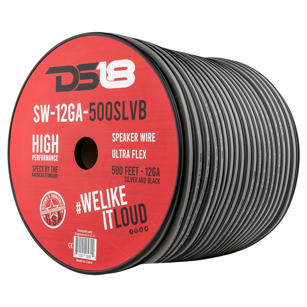 12-GA Speaker Wire 500 Feet - Red