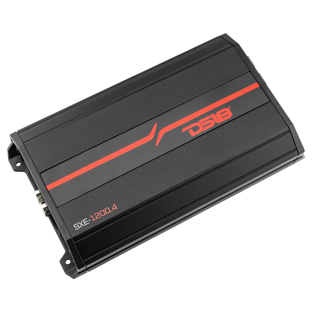 SXE Class A/B 4-Channel Full-Range Car Amplifier 4 x 60 RMS @4 Ohm 1200 Watts