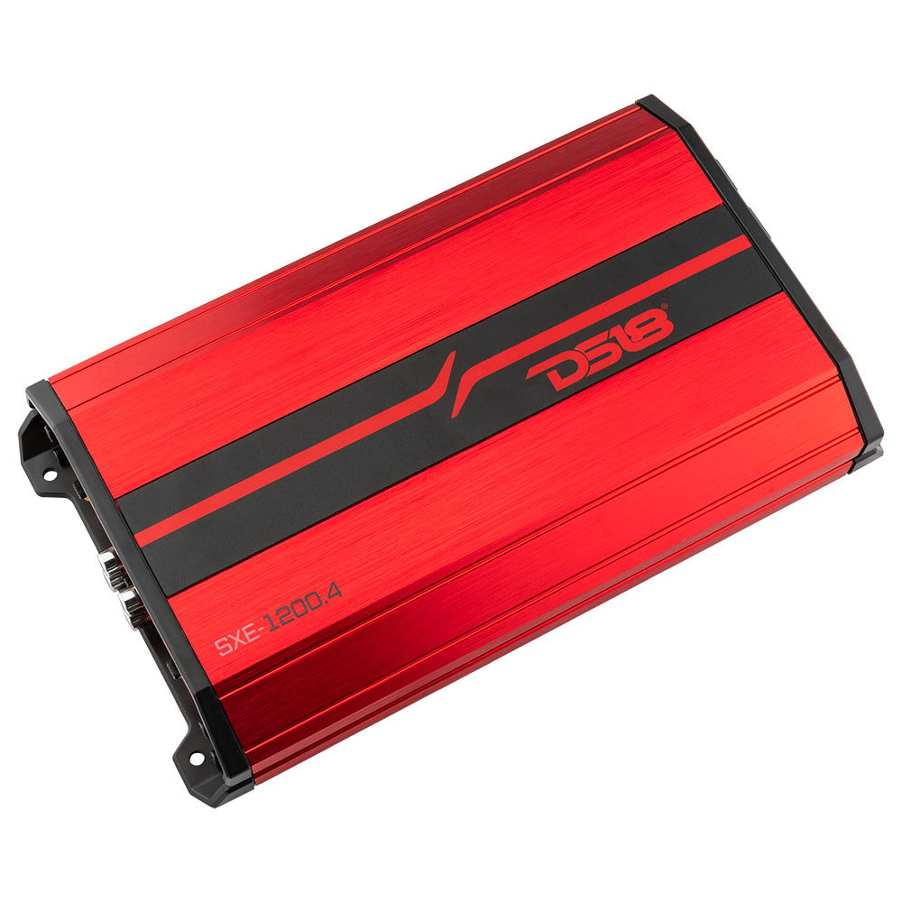 SXE Class A/B 4-Channel Full-Range Car Amplifier 4 x 60 RMS @4 Ohm 1200 Watts