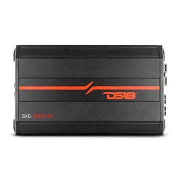 DS18 SXE-3000.4D SXE Class D 4-Channel Full-Range Car Amplifier 4 x 200 RMS @4 Ohm 3000 Watts