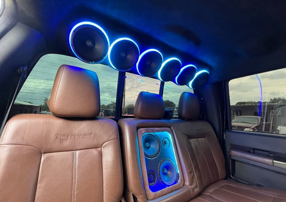 6.5" SMART RGB LED Speaker Rings – GorillaKnobz