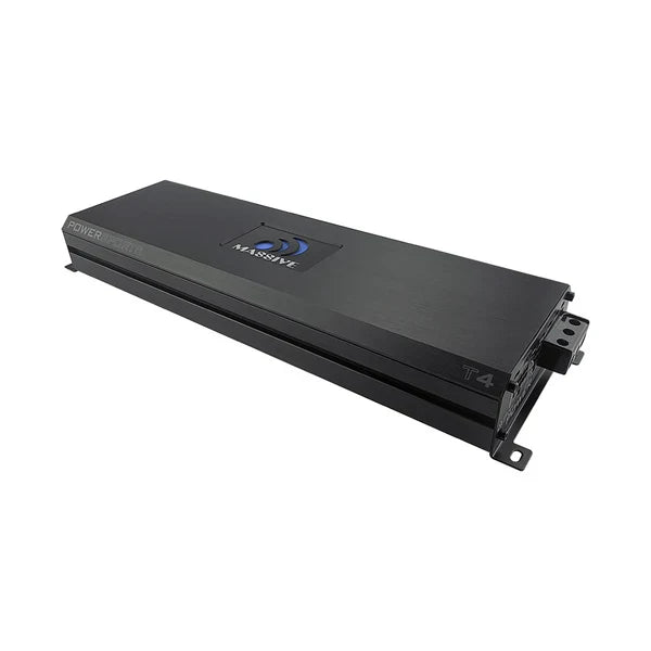 Massive audio T4 - 2000 Watts 1 RMS @ 1 Ohm Mono Block Marine Amplifier