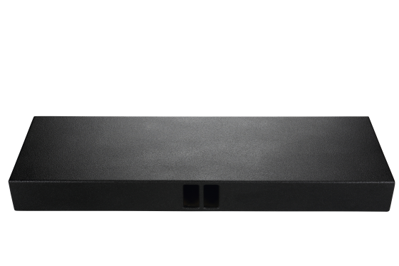 2-10'' Slot Ported Behind The Single Cab Truck Seat Poly Sub box