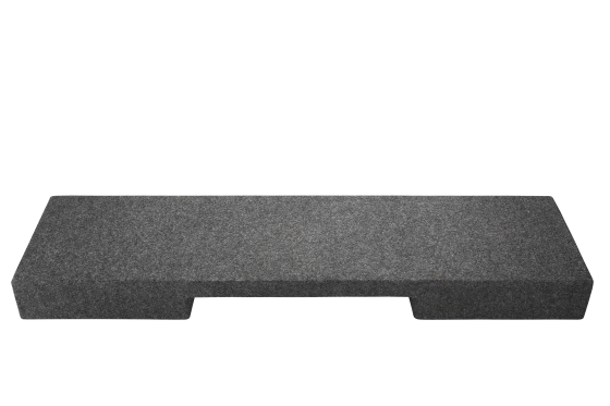 2 12" Behind The Single Cab Truck With "Bucket Seats" Sub Woofer Box Carpeted