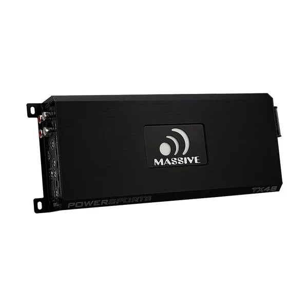 Massive audio TX48 - 200 Watts x 4 @ 4 Ohm RMS 4 Channel Bluetooth Marine Amplifier