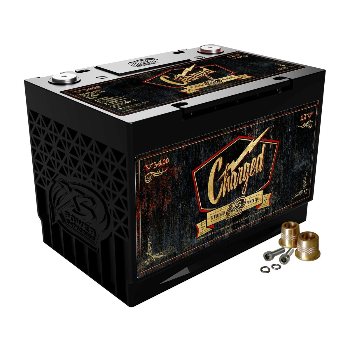 XS Power V3400 Group 34 Vintage 12V AGM Battery