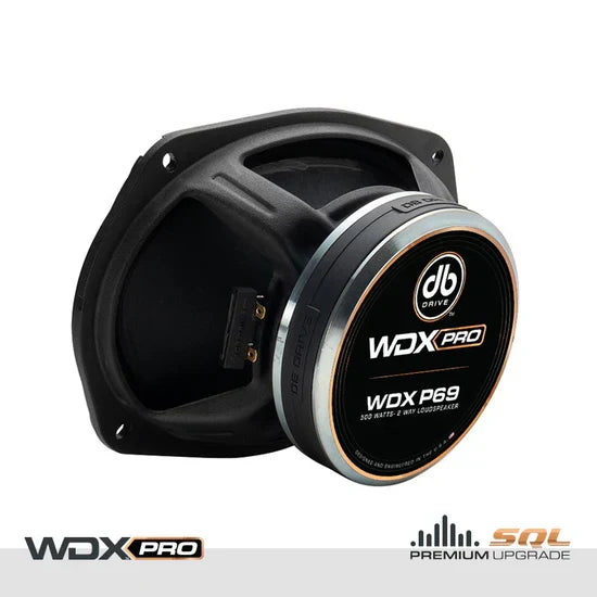 WDX P69 : WDX PRO 6"×9" 2-Way Loudspeaker (1 Pair)