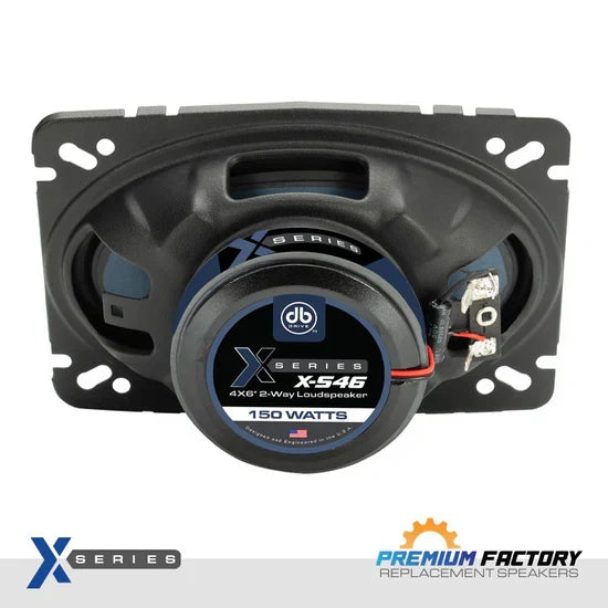 X-S46 : 4"×6" 2-way Loudspeaker (1 Pair)
