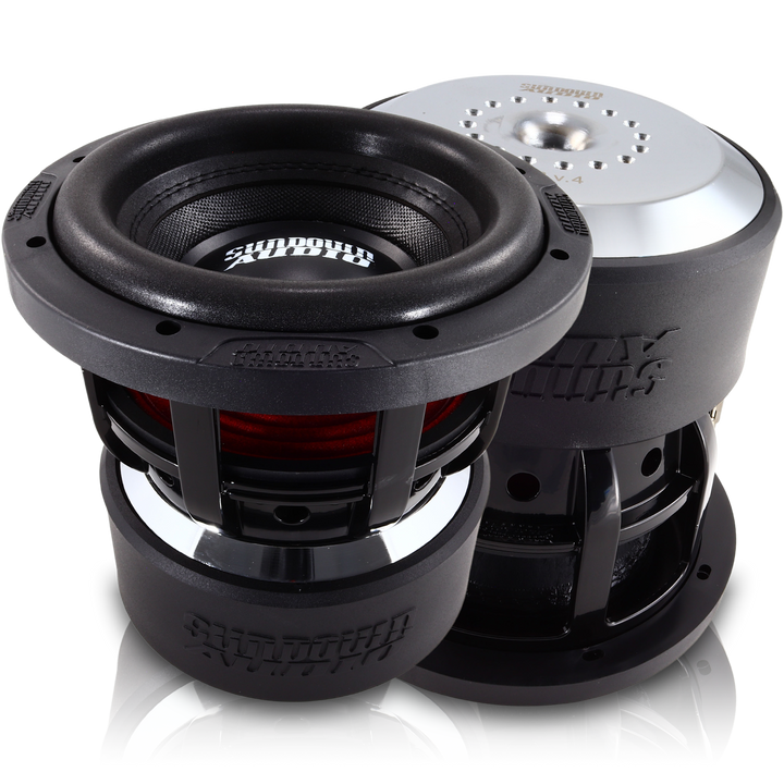 Used Sundown Audio X-Series v.4 8" Subwoofer | Dual 2 & 4 Ohm | 2500W Peak Power