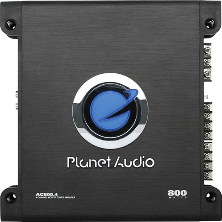 Planet Audio Anarchy Ac800.4 Car Amplifier - 800 W Pmpo - 4 Channel - Class Ab - Bridgeable - 8 Ohm - 20 Hz To 20 Khz - Mosfet Power Supply - 4 X 75 W @ 4 Ohm - 4 X 150 W @ 2 Ohm - 400 W (ac8004)