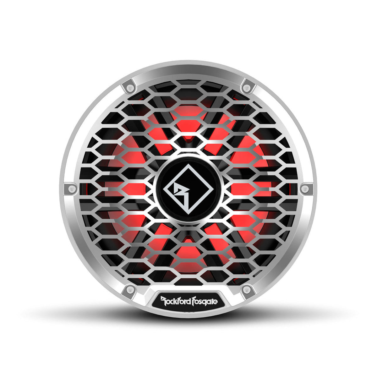 Rockford Fosgate M2D4-10S 10" Color Optix Sealed Marine Subwoofer, DVC (4-Ohm)- 400 Watts Rms, 1600 Watts Peak, White & Stain