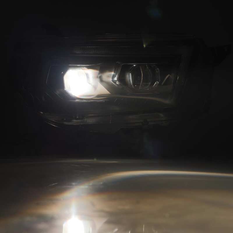 AlphaRex 10-13 Toyota 4Runner PRO-Series Halogen Projector Headlights Black