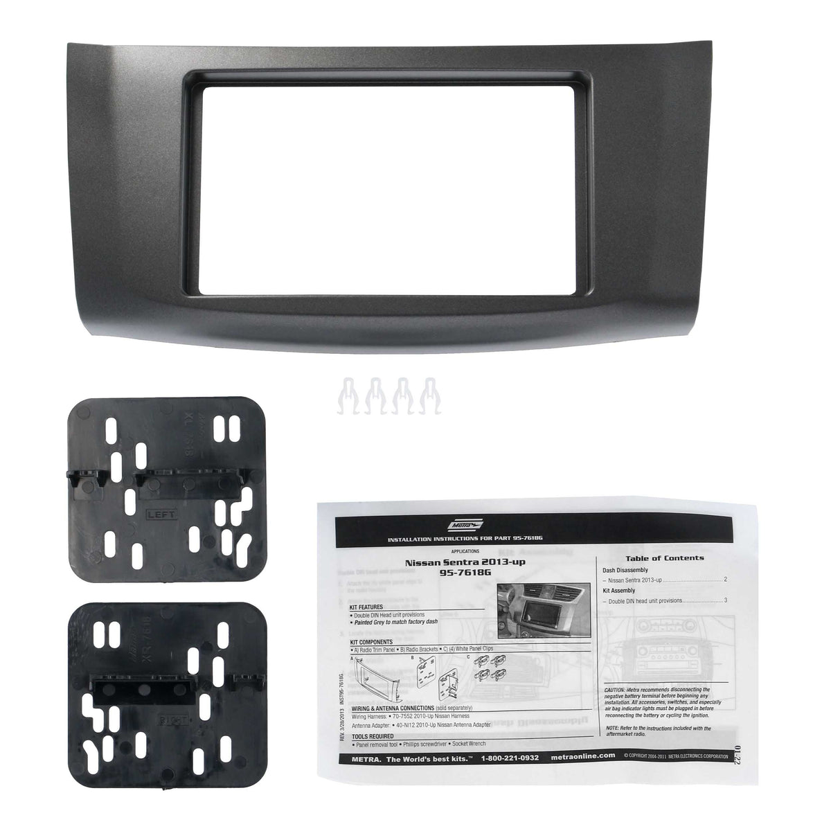Metra 95-7618G Nissan Sentra 2013-2019