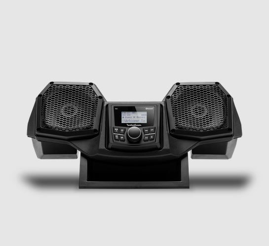 Rockford Fosgate RNGR18-STG1 Audio Kit: All-in-One Dash Housing Pre-Installed with PMX-1 Receiver and 5.25" Speakers